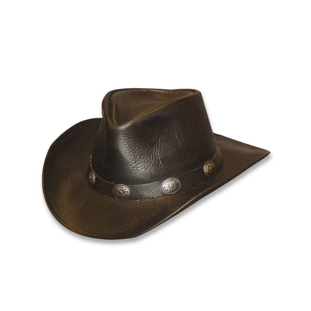 Black Cowboy Western Hat - Front View