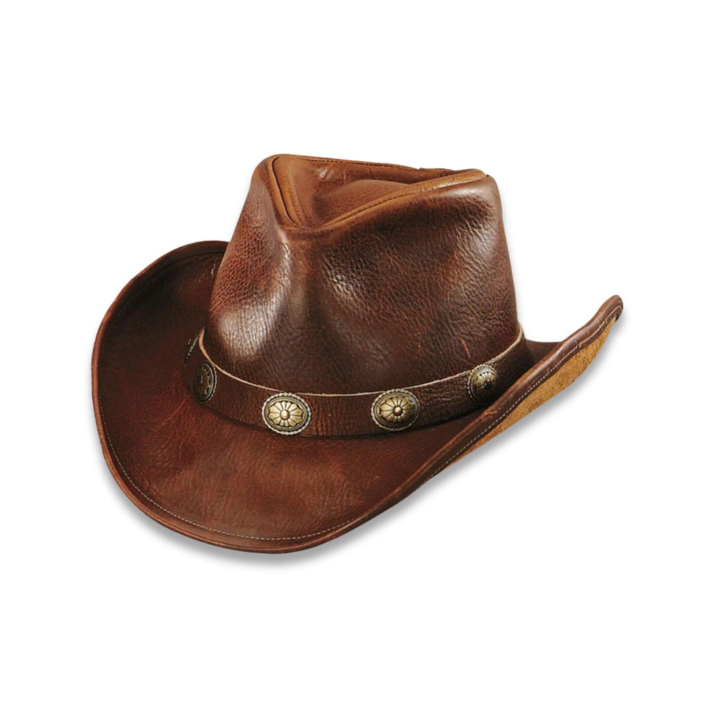 Brown Cowboy Western Hat - Front View