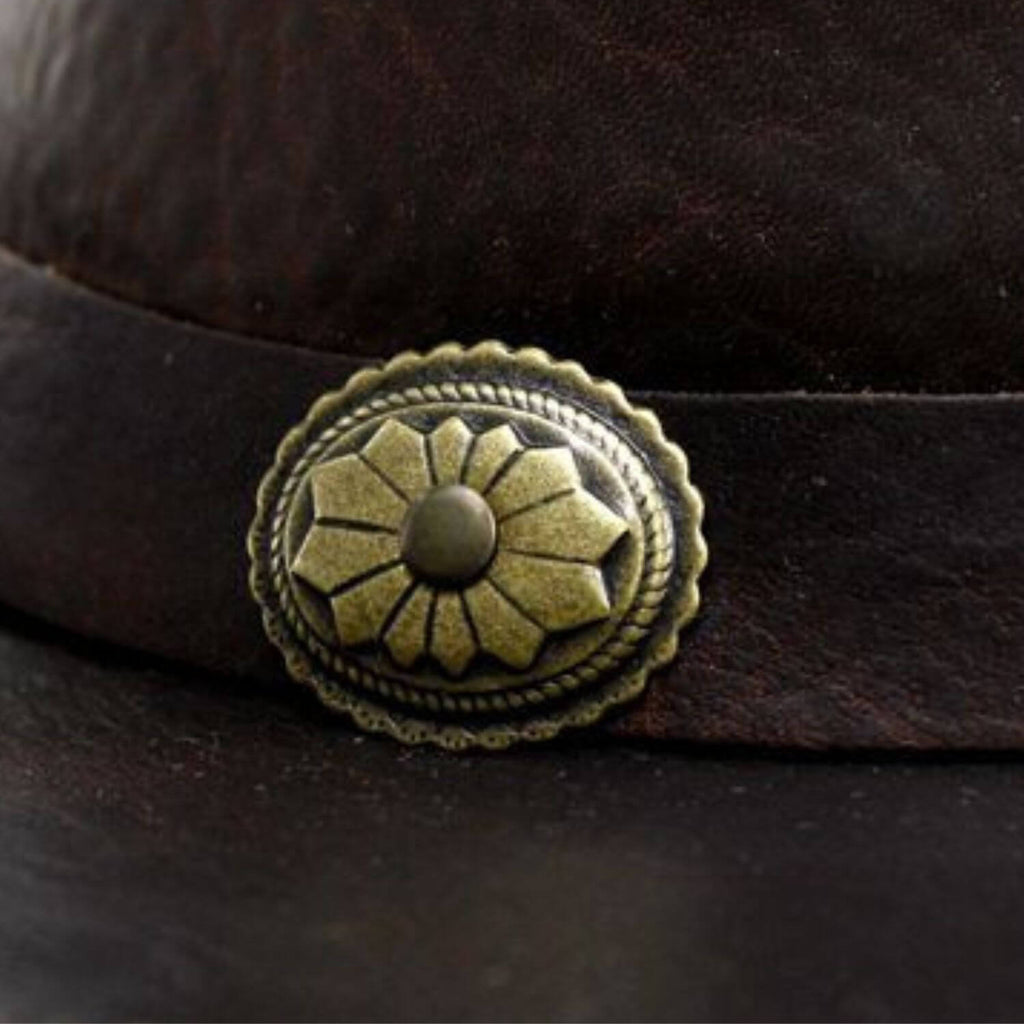 Concho Hat - Close-up of Concho Detail