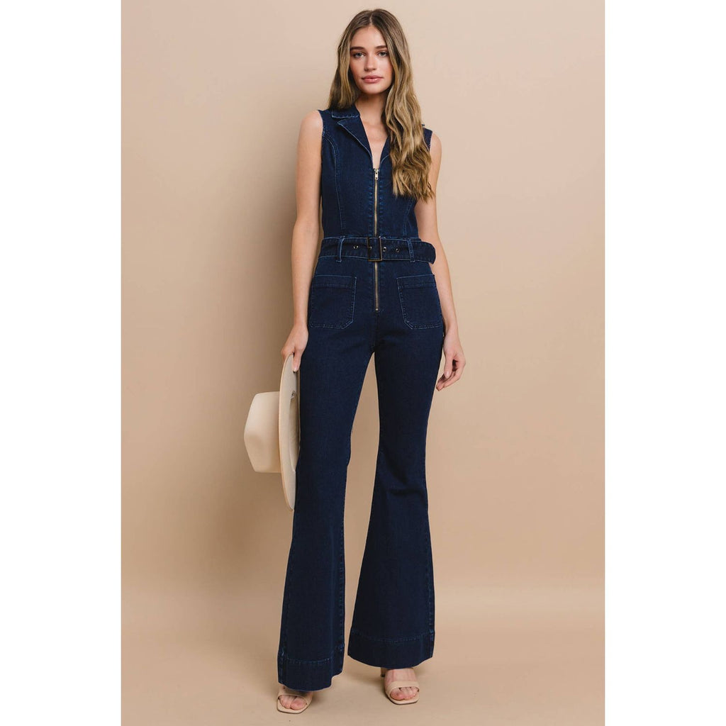 Midnight Prairie Jumpsuit - Front View