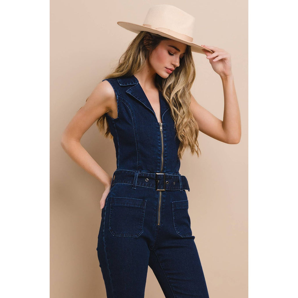 Rodeo-Ready Jumpsuit - Belt Detail