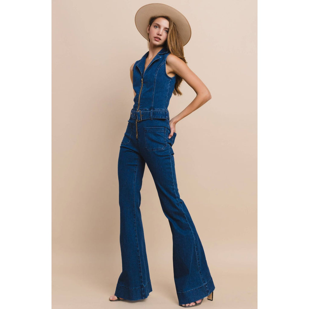 Western Fashion Jumpsuit - Stylish Detailing